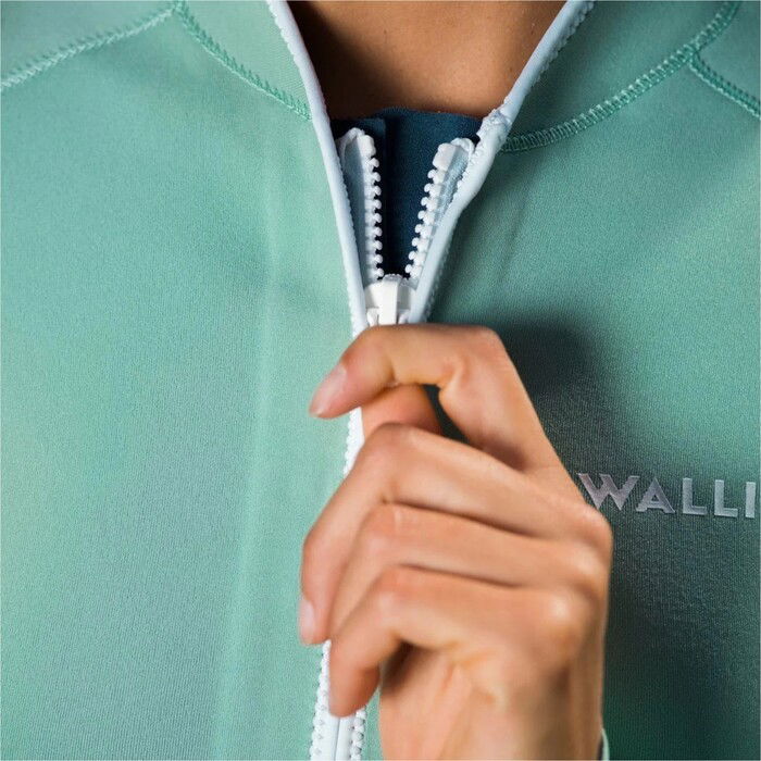 2024 Wallien Womens Yulex Horizonia 1.5mm Springsuit Wetsuit 101006010 - Aquamarine